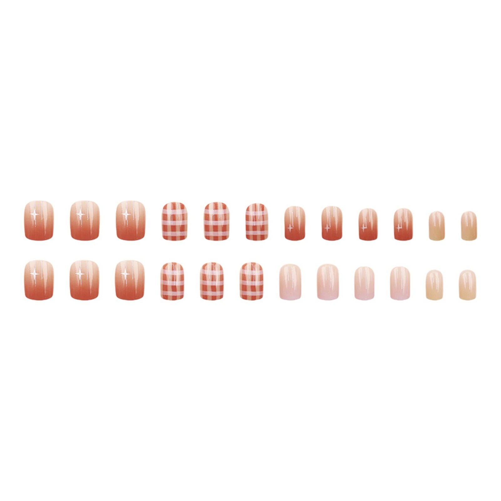 24PCS Short nails