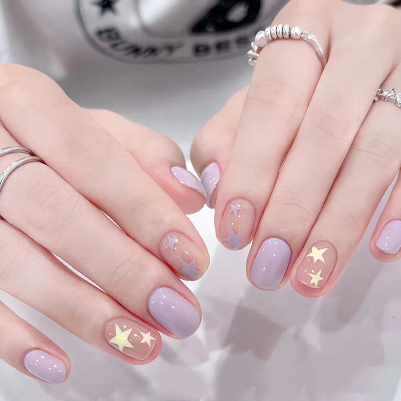 24PCS Short nails