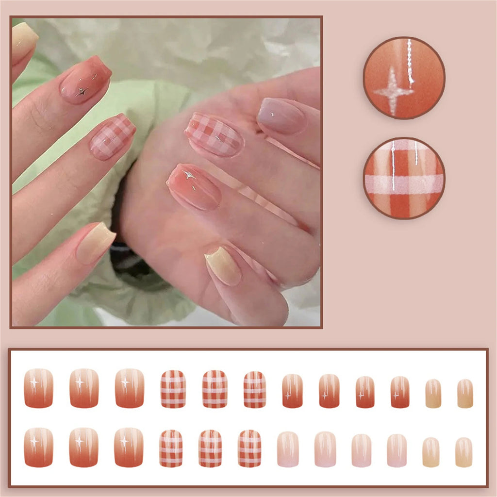 24PCS Short nails